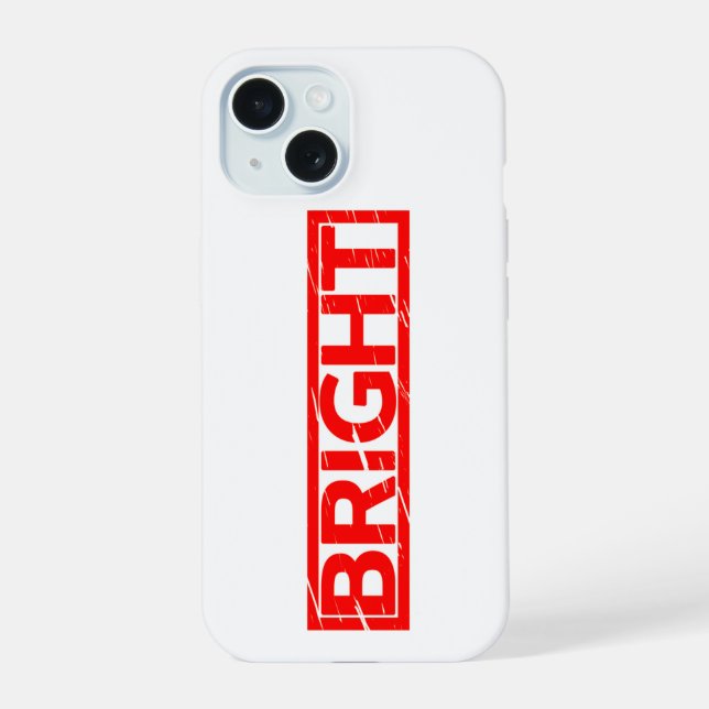 Bright Stamp Iphone Case (Back)