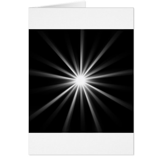 bright star in dark space cards (Front)