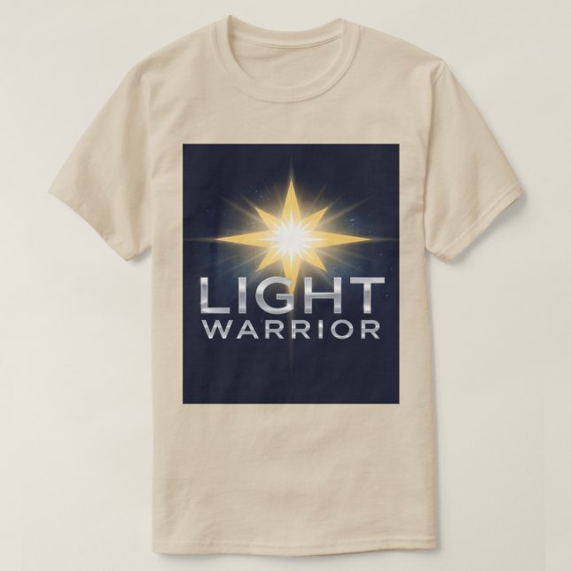 Bright Star Shine Light Warrior Men's T-Shirt (Design Front)
