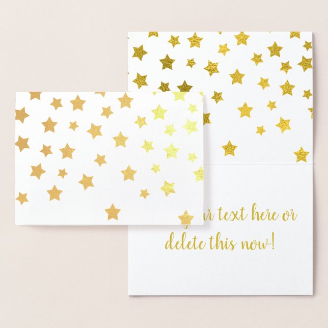 Bright Stars | Any Occasion | You Customize Foil Card (Display)