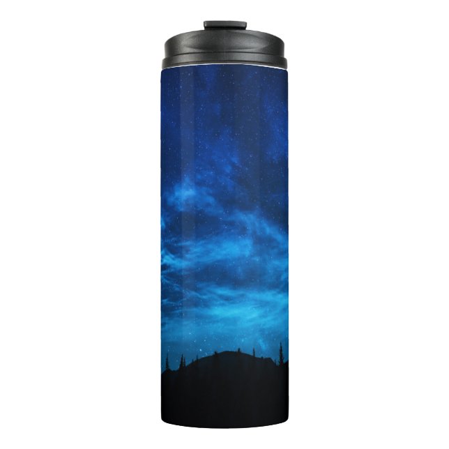 BRIGHT STARS IN A DARK AND BLUE SKY THERMAL TUMBLER (Front)