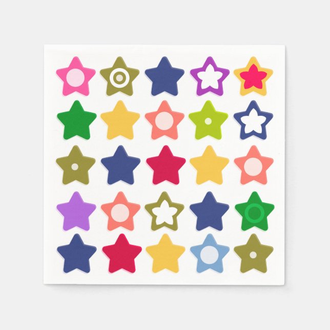 Bright stars napkins (Front)