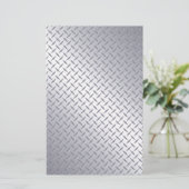 Bright Steel Diamond Plate (Standing Front)
