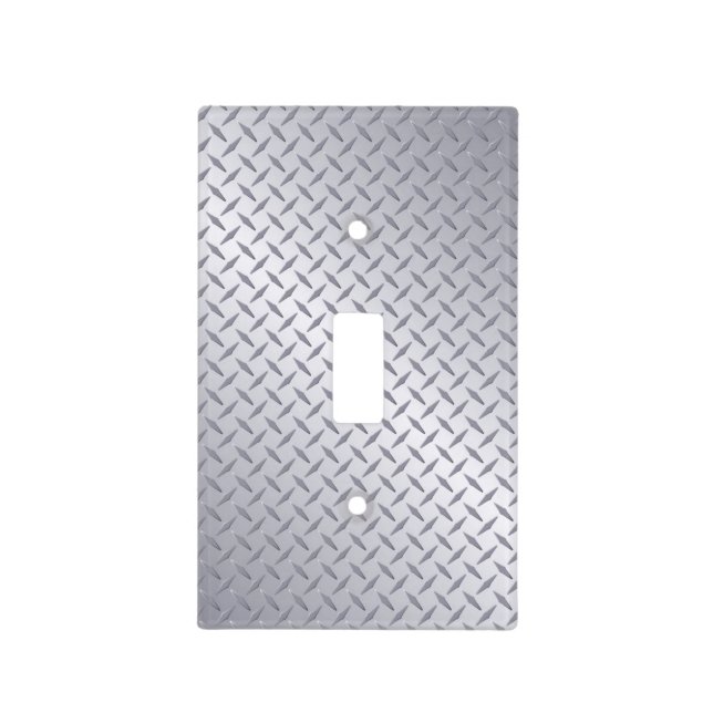 Bright Steel Diamond Plate Background (Front)