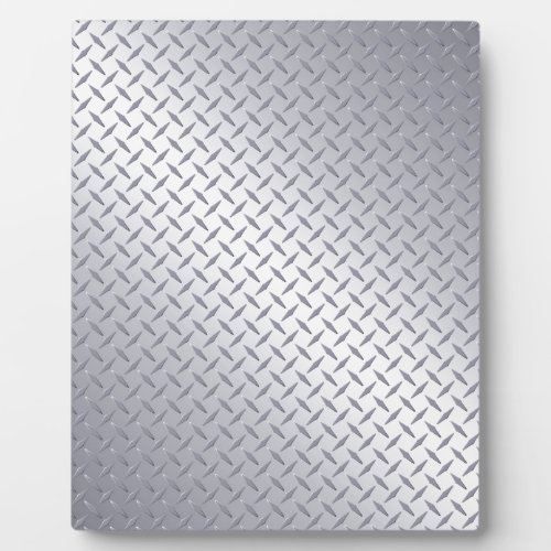 Bright Steel Diamond Plate Plaque