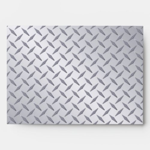 Bright Steel Diamondplate Envelopes