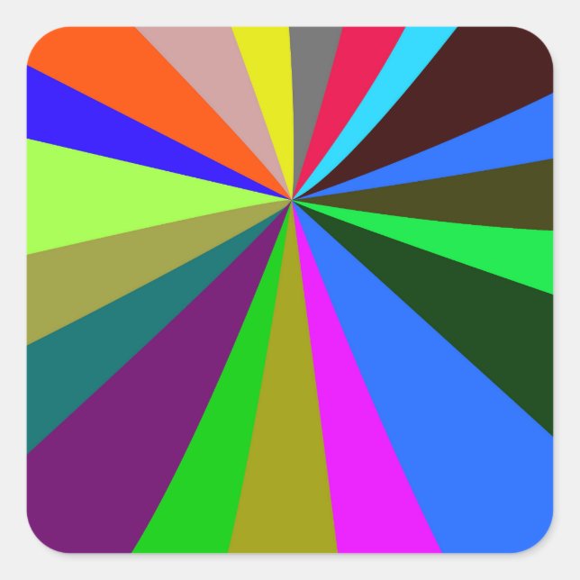 bright sticker colored rainbow (Front)