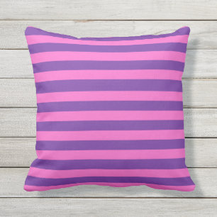 Bright Stripe Vintage Design Outdoor Pillow