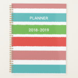 Bright Striped Planner<br><div class="desc">Brightly colored stripes</div>