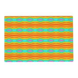 Bright Summer Colored Abstract Placemat