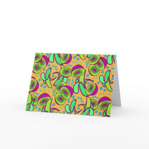 Bright Summer Fruit Paper Greeting Card