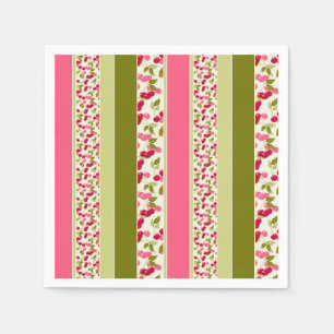 Bright summer pattern of stripes of multi-colored napkins
