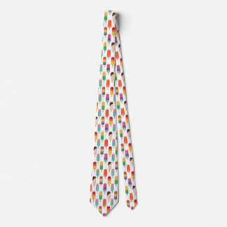 Bright Summer Popsicle Pattern Neck Tie