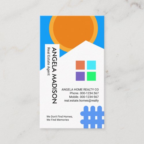Bright Sun Chic Home Realty Business Card