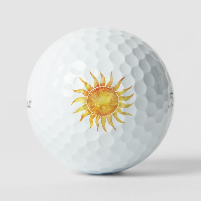 Bright Sun Golf Balls (Front)