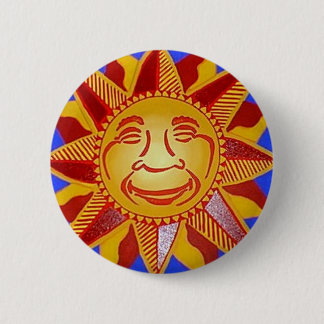 Bright Sun Pinback Button