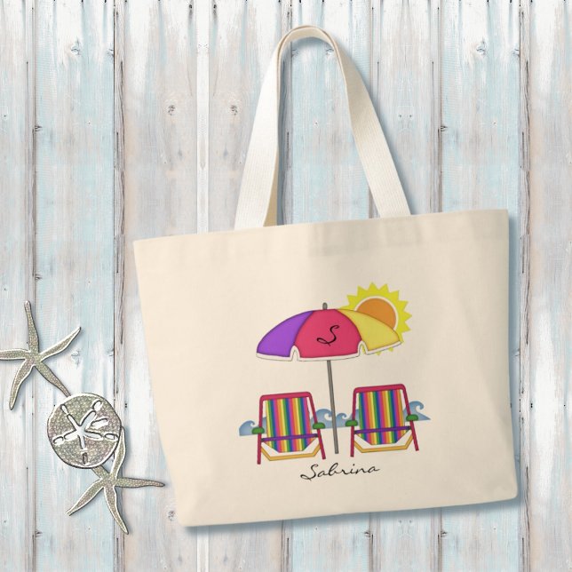 Bright Sun Umbrella Beach Tote (Creator Uploaded)