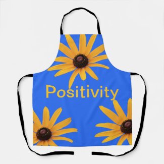 Bright Sun Yellow Flowers on Royal Blue