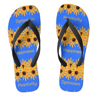 Bright Sun Yellow Flowers on Royal Blue