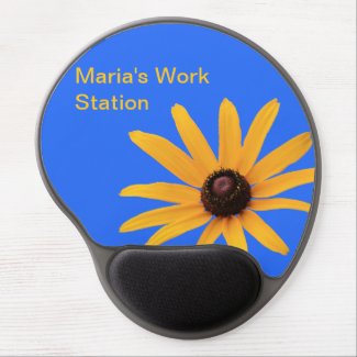 Bright Sun Yellow Petals on Royal Blue