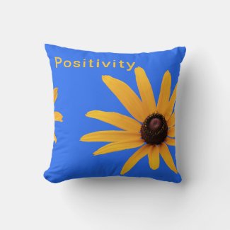 Bright Sun Yellow Spring Flowers on Royal Blue
