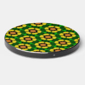 Bright Sunflower Pattern Wireless Charger (Front 2)
