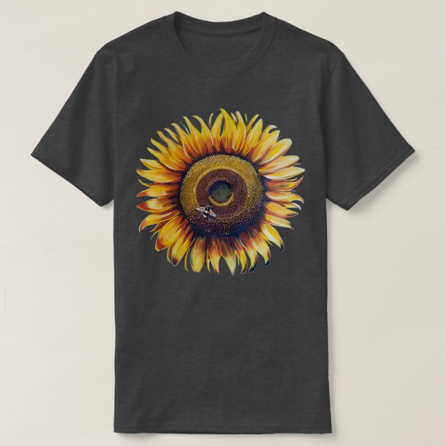 Bright Sunflower T-Shirt (Design Front)