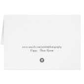 Bright Sunflowers-Blank Card (Back Horizontal)