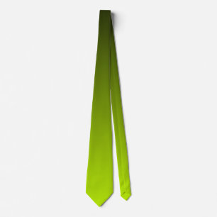  Bright Sunny Green Cheerful Gradient Hues Neck Tie