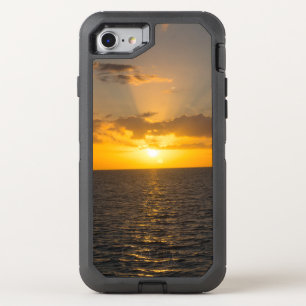 Bright Sunset on the Ocean OtterBox Defender iPhone SE/8/7 Case