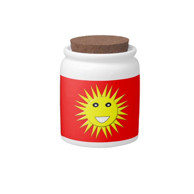 Bright Sunshine Candy Jar (Front)