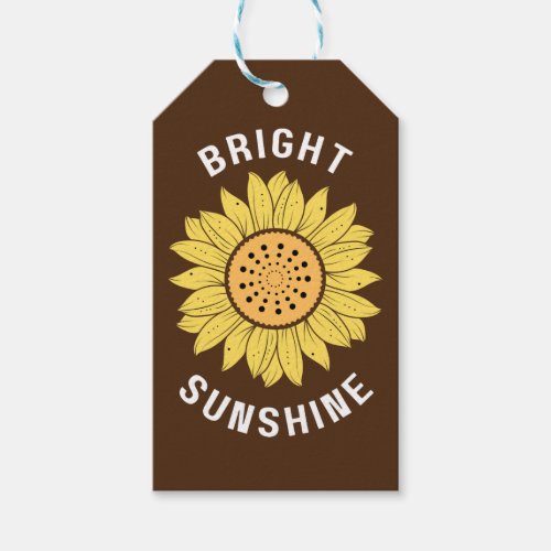 Bright sunshine gift tags