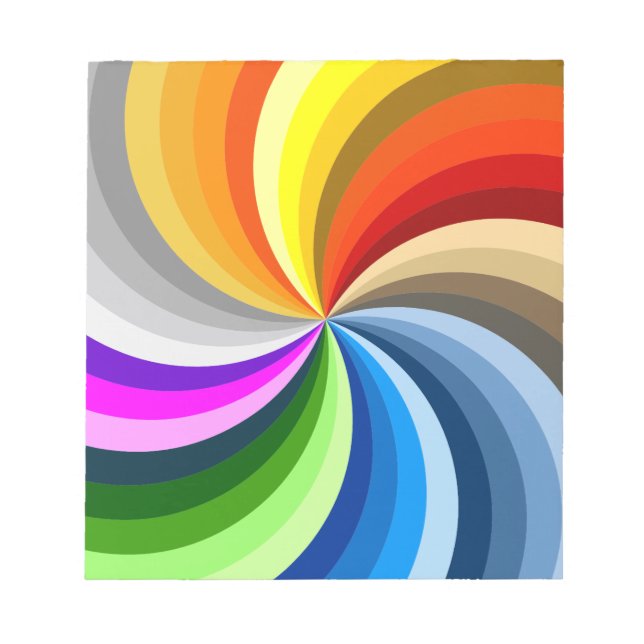 Bright swirl notepad (Front)