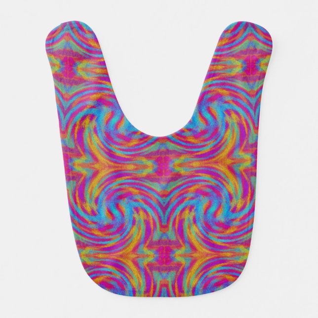 Bright Swirls Bib (Front)