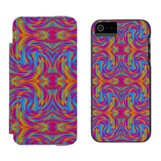 Bright Swirls iPhone SE/5/5s Wallet Case