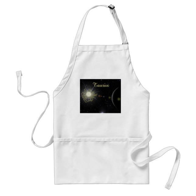 Bright Taurus Adult Apron (Front)