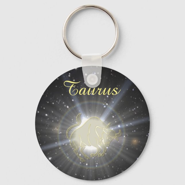 Bright Taurus Keychain (Front)