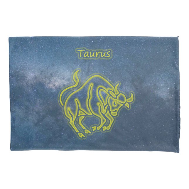 Bright Taurus Pillow Case (Front)