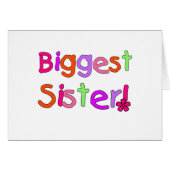 Bright Text Biggest Sister (Front Horizontal)
