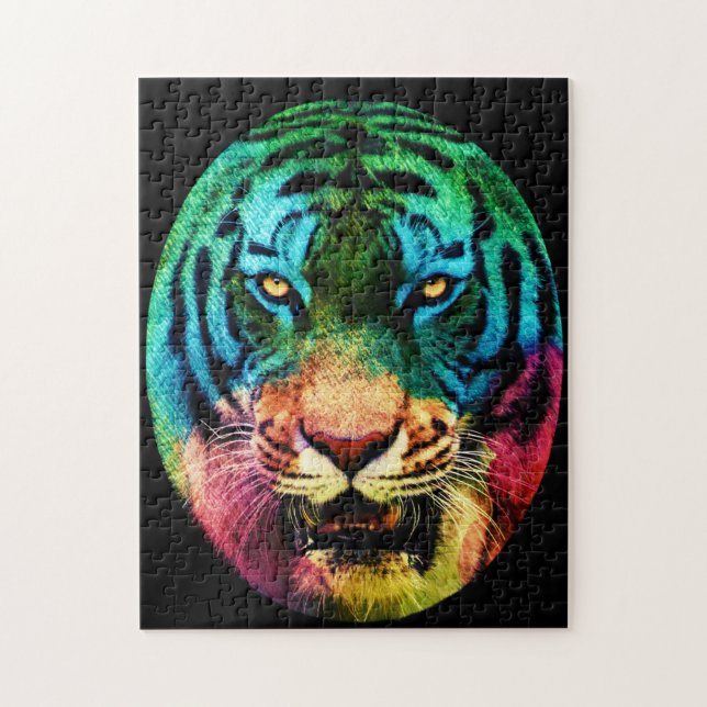 Bright Tiger Puzzle (Vertical)