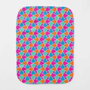 Bright Traditional Islamic Pattern Baby Burp Cloth
