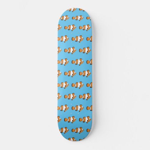 Bright Tropical Clown Fish Skateboard