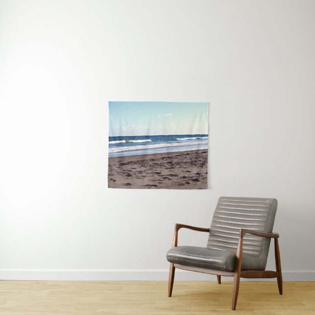 Bright Tropical Florida Coastline View Tapestry (In Situ (Horizontal))