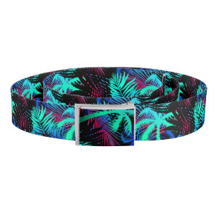 Bright tropical palms belt