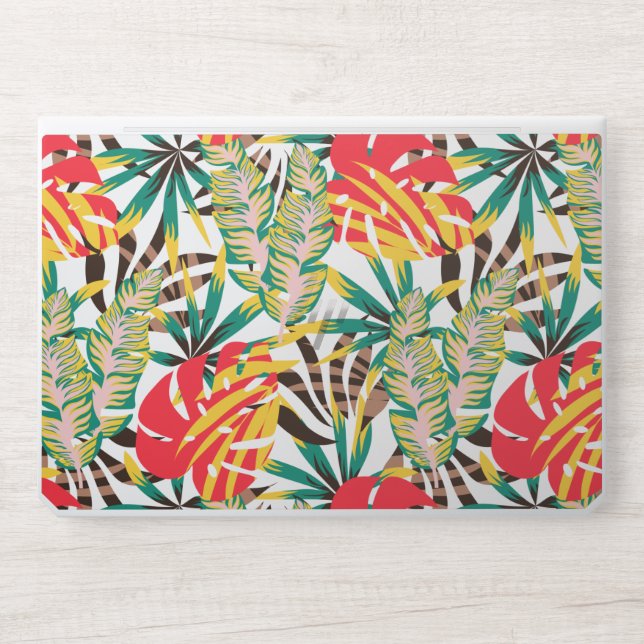 Bright Tropical Pattern HP Laptop Skin (Front)