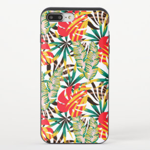 Bright Tropical Pattern iPhone 8/7 Plus Slider Case