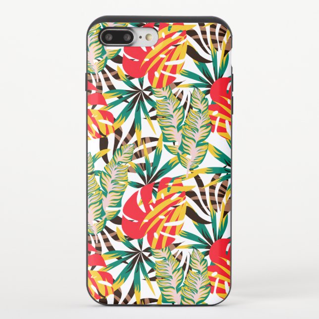 Bright Tropical Pattern Uncommon iPhone Case (Back)