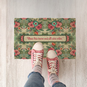 Bright Tropics 16"x 24" Fiber Doormat