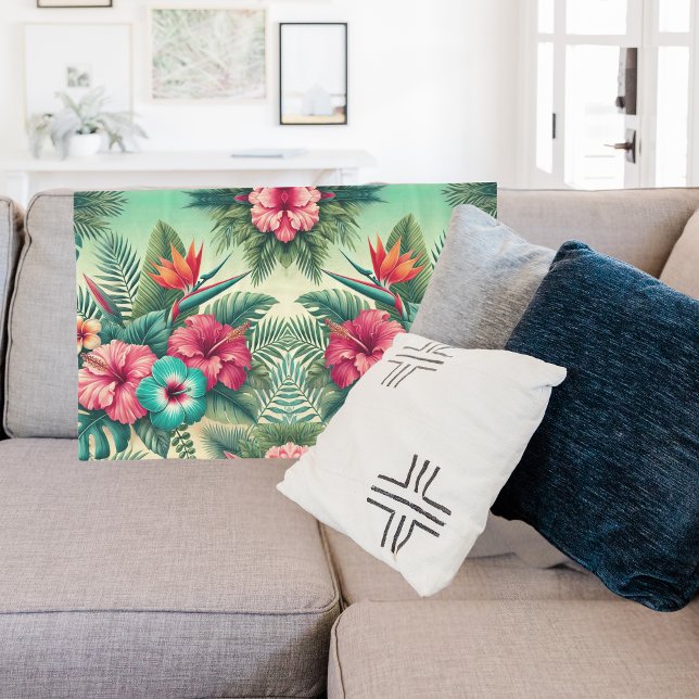 Bright Tropics  Fleece Blanket (Creator Uploaded)