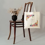 Bright Tulips and Greenery Sister of the Groom Tote Bag<br><div class="desc">Make your Bridal Shower Fun and Bright with this Bright Boho Watercolor Tulips and Greenery  Sister of the Groom Tote Bag which is part of a Fun Collection called 'Bright Tulips Bridal Shower'. To personalize this design,  please click the "Personalize" button.</div>